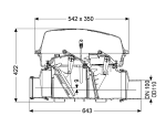Automatyczny zawór zwrotny Staufix ® FKA DN100 Komfort 84100