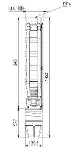 Pompa głębinowa SP46-5 nr kat. 15A01905