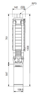 Pompa głębinowa SP30-5 nr kat. 13AA1905